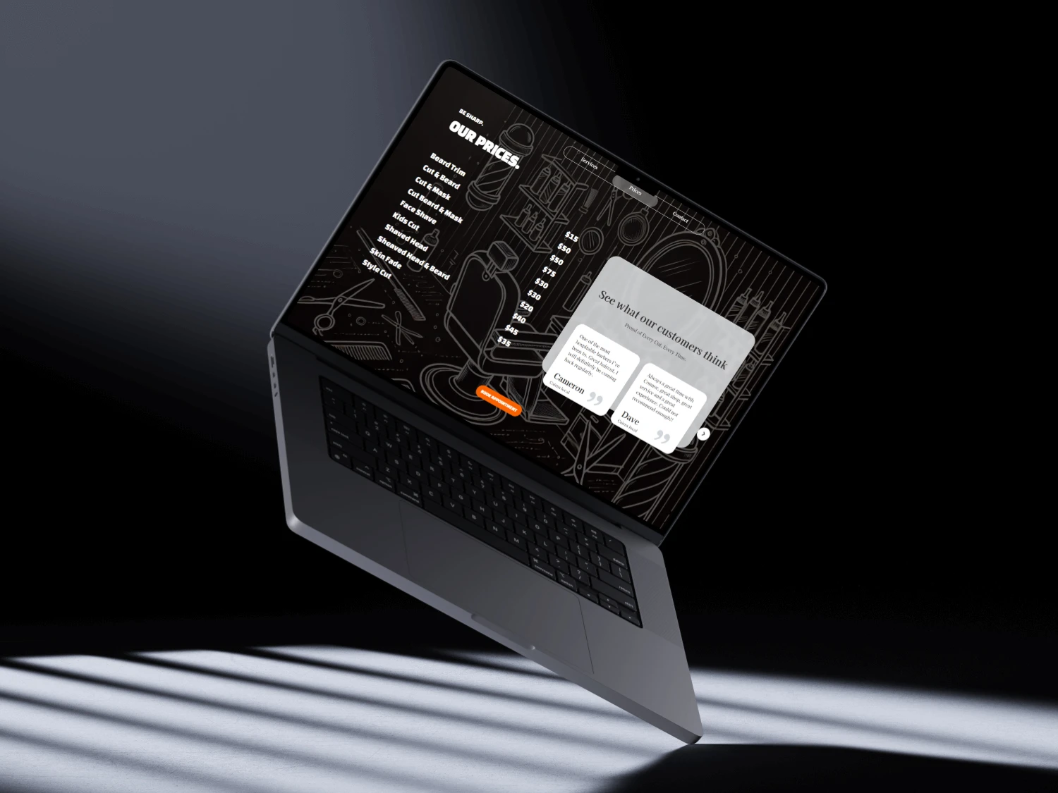 Bells Barbershop Services and Pricing